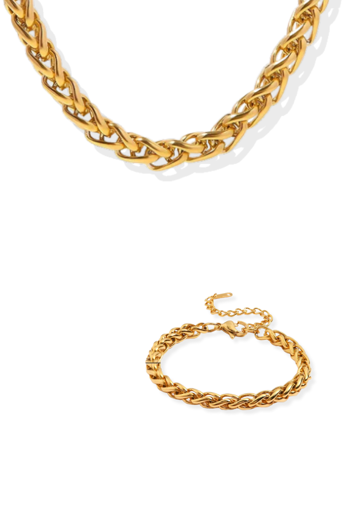 PARURE GOLDEN TWIST